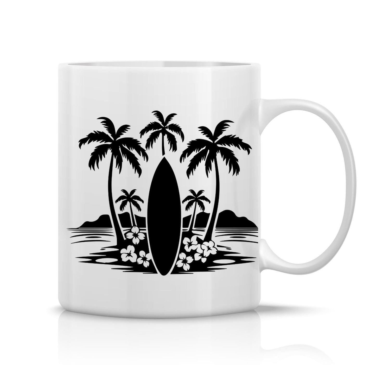 Spruchtasse - Surfboard = Glück