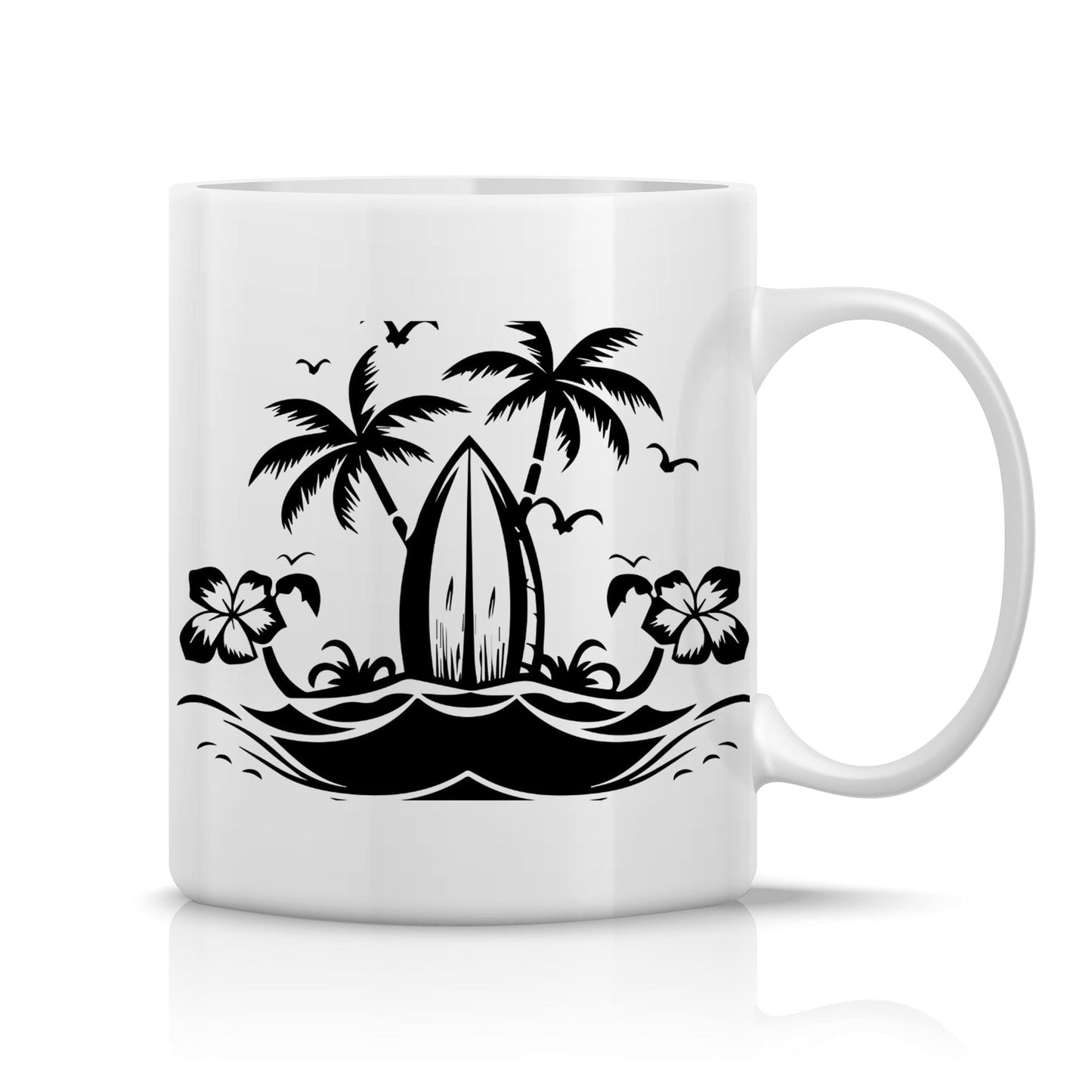 Spruchtasse - Surfen = Spaß