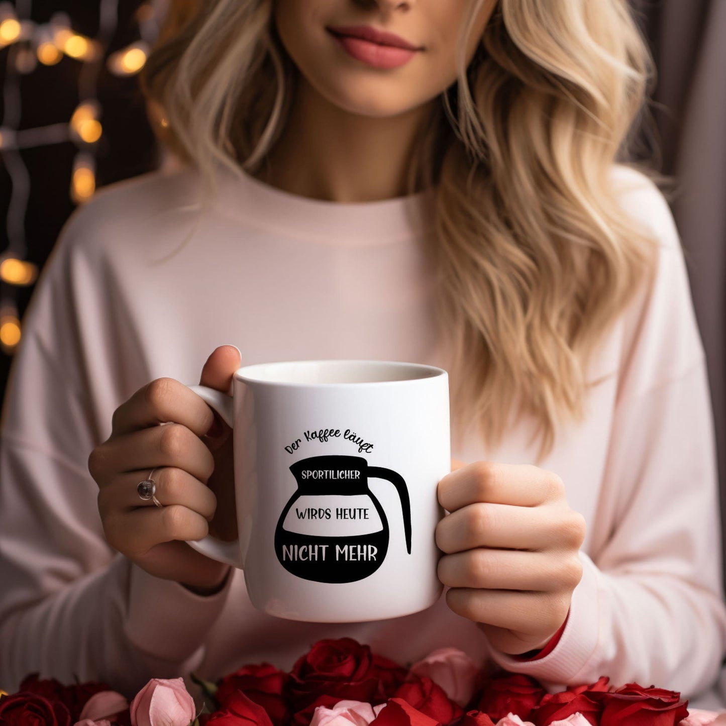 Spruchtasse - Der Kaffee läuft...