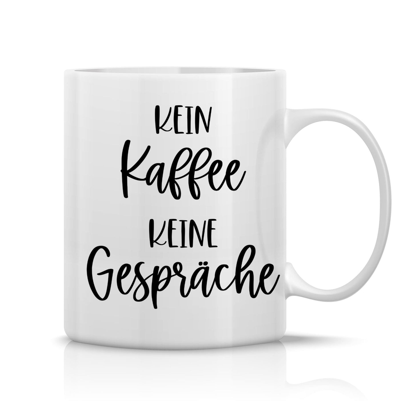Spruchtasse - Kein Kaffee keine Gespräche