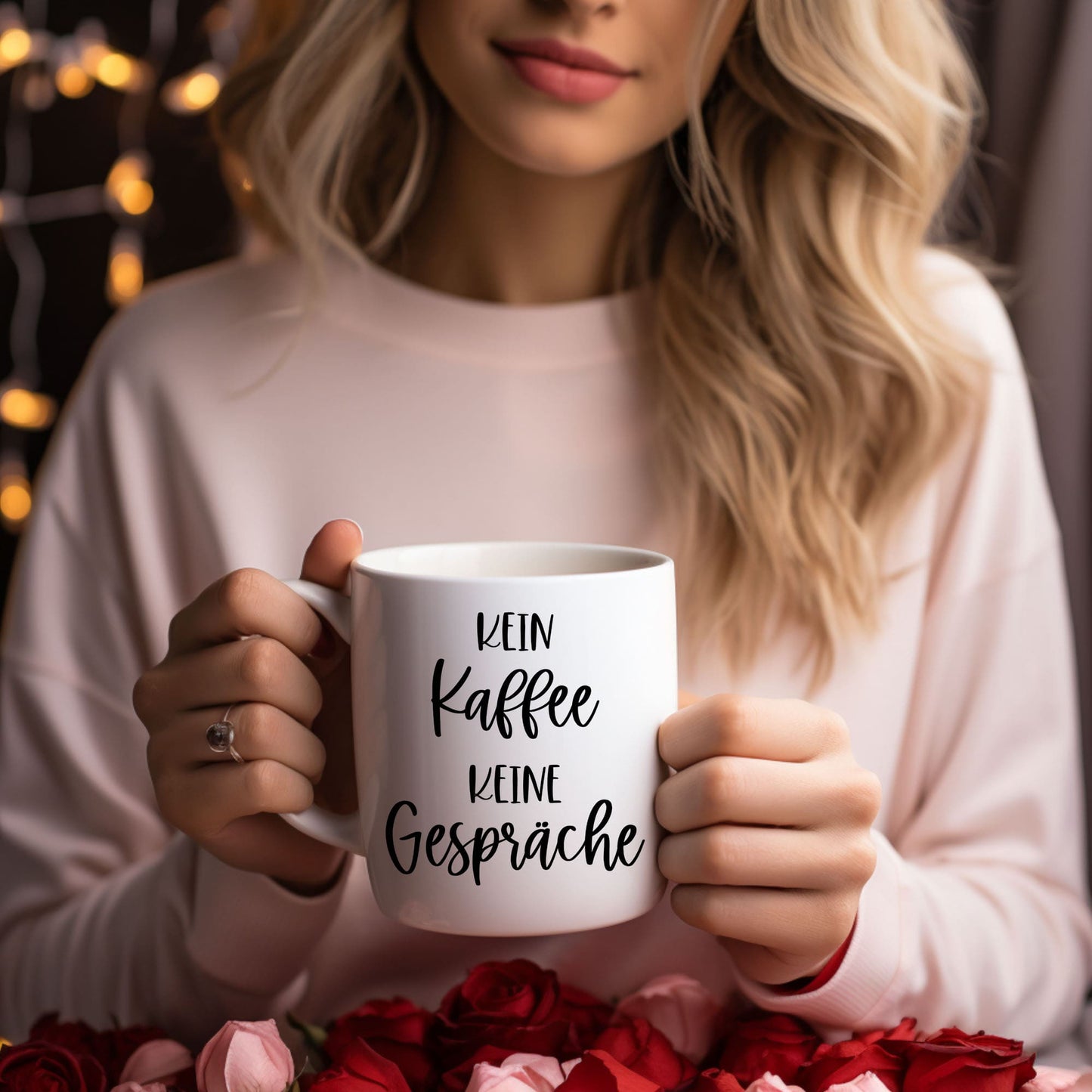 Spruchtasse - Kein Kaffee keine Gespräche