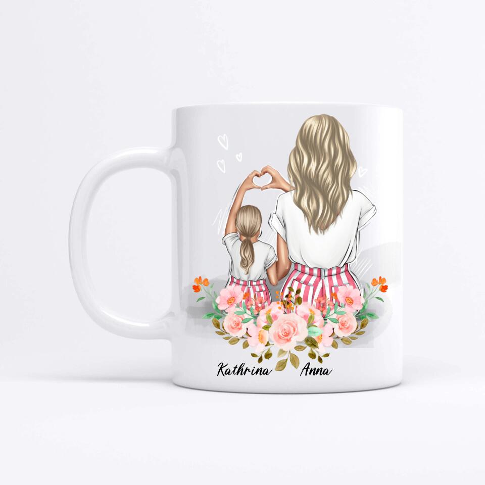 Die beste Mutter aller Zeiten floral - Tassen