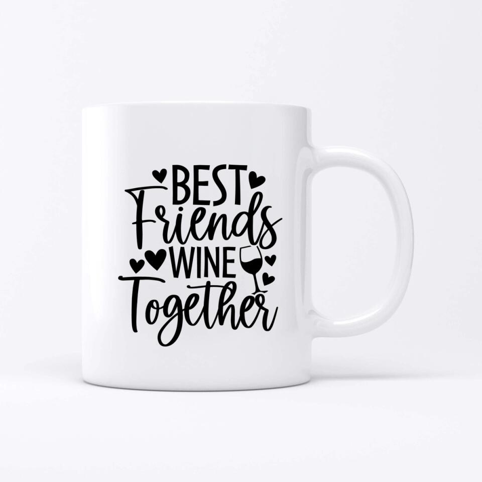 Weihnachtsfeier 2 Freundinnen Personalisiertes Geschenk - Tassen