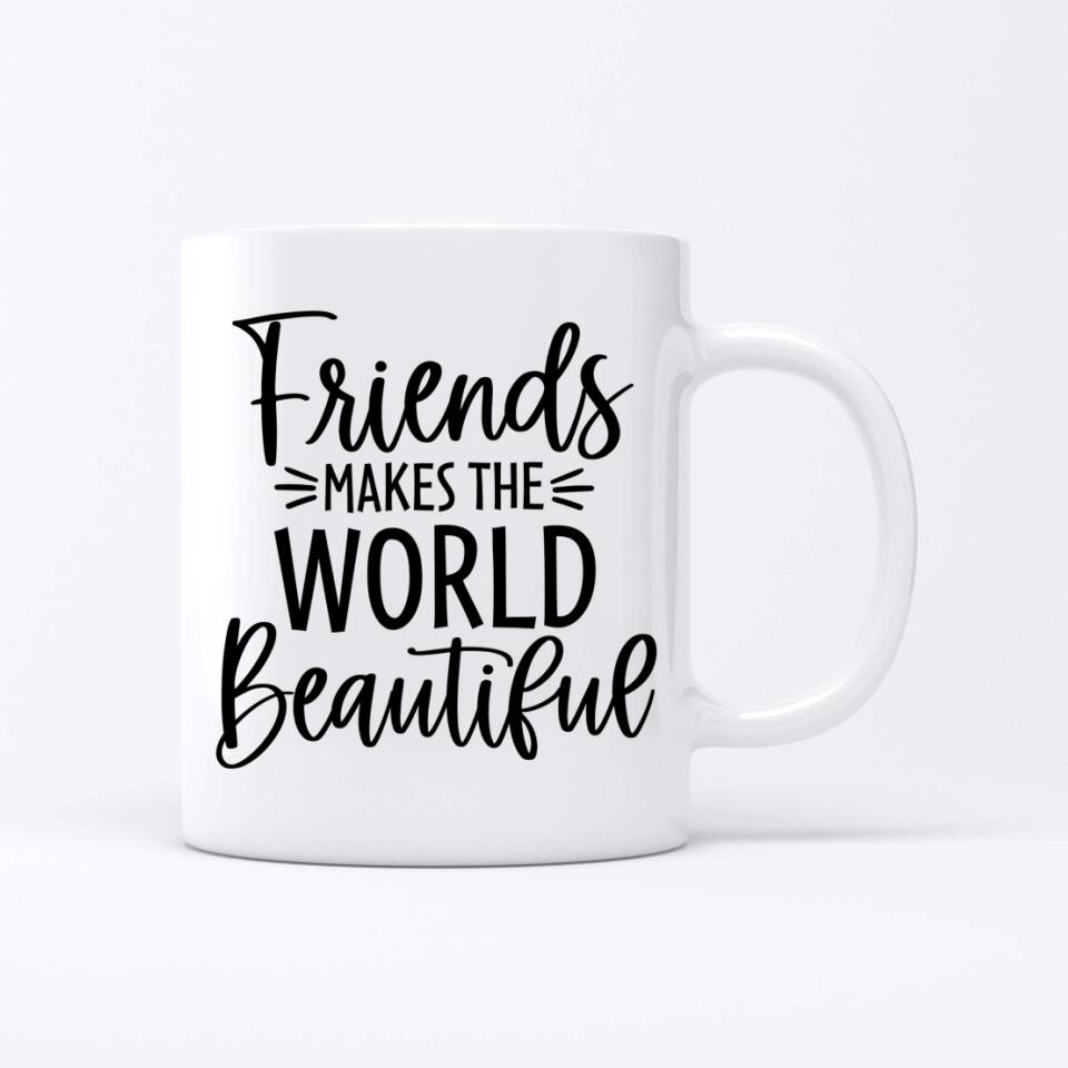 7 Freundinnen personalisiertes Partygeschenk - Tassen