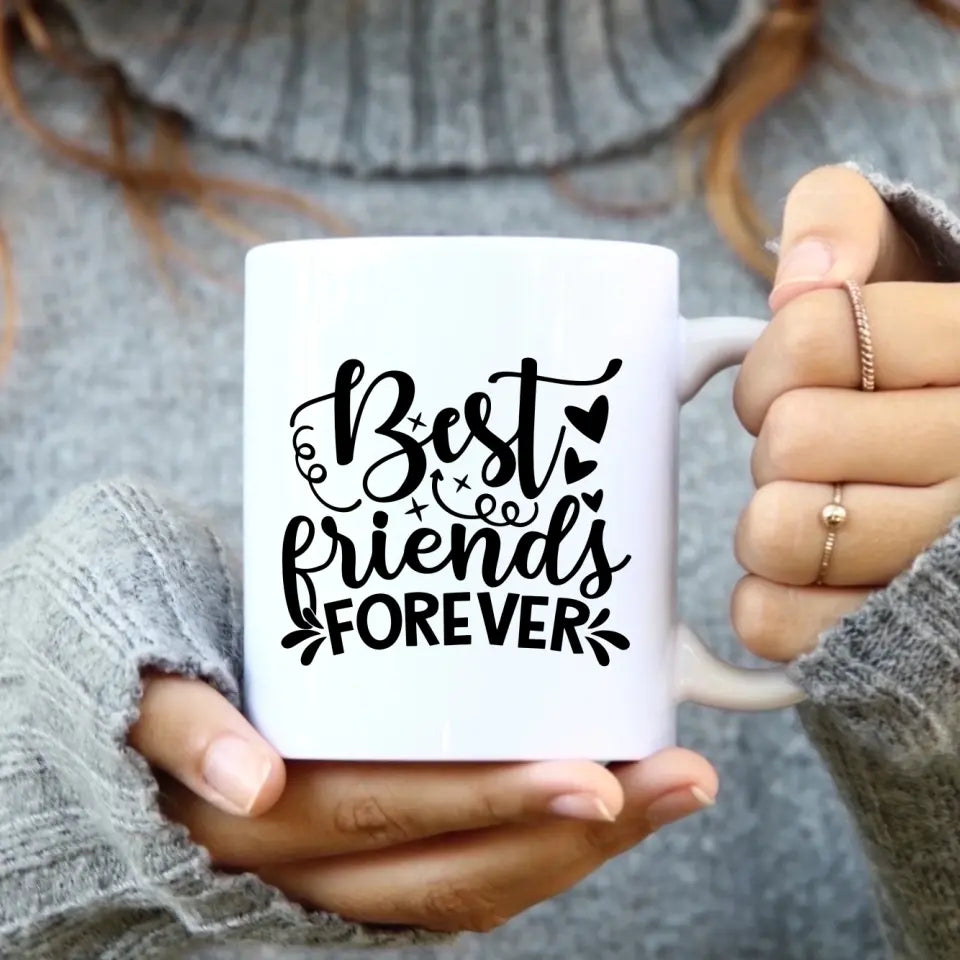 8 Freundinnen personalisiertes Partygeschenk - Tassen