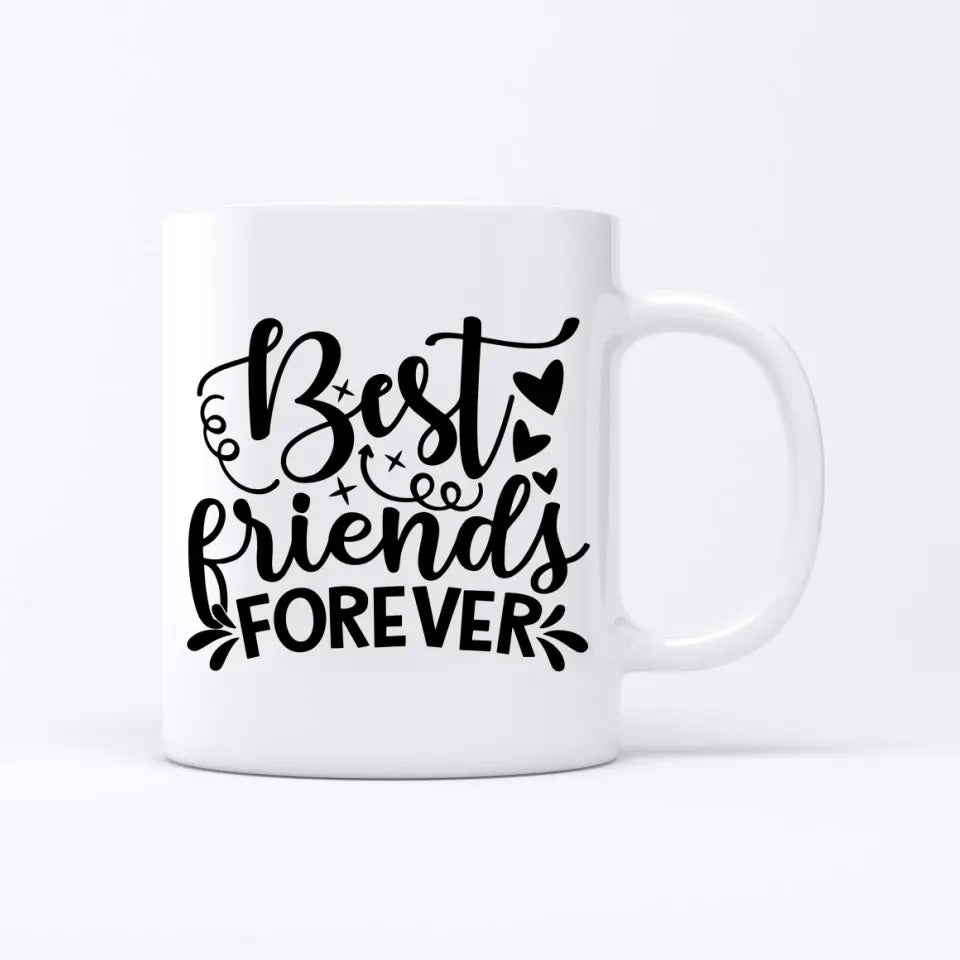 8 Freundinnen personalisiertes Partygeschenk - Tassen