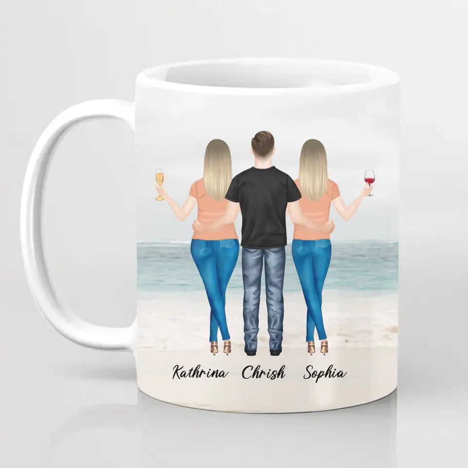 Familie - Herz Tassen