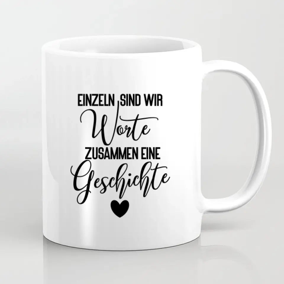 Wir sind Familie - personalisiertes Geschenk - Tassen
