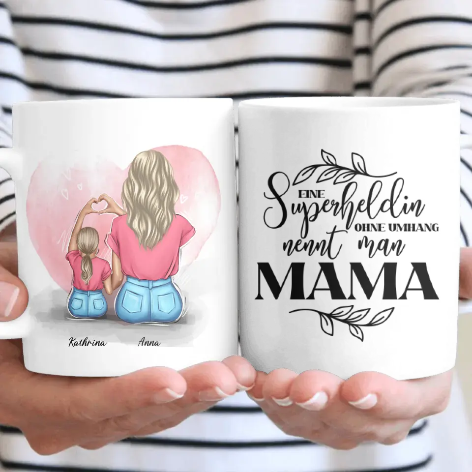 Mama ist die Beste! - Herz Tassen
