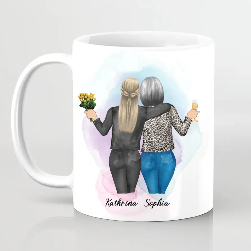 Personalisiertes Geschenk für Mama - Herz Tassen