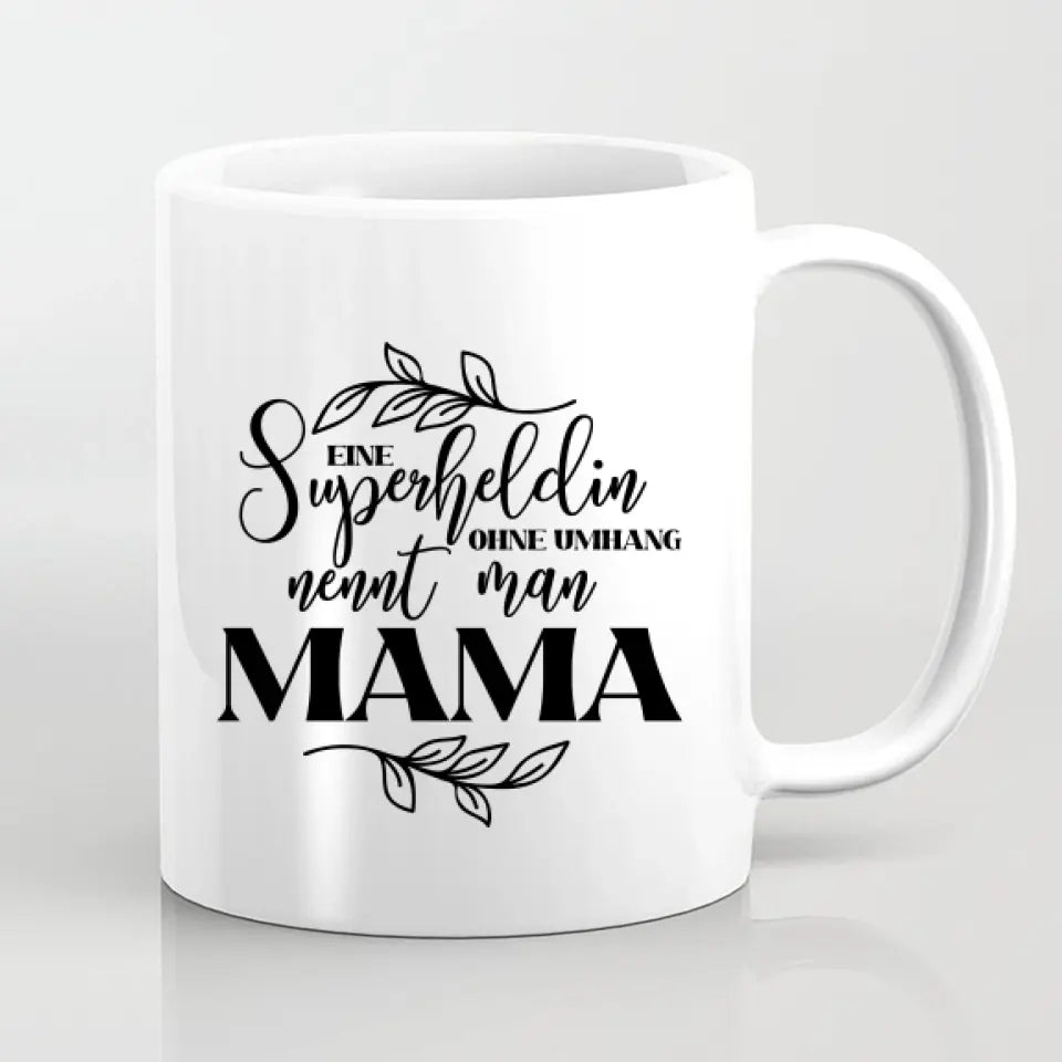 Personalisiertes Geschenk - Mama mit neugeborenem Baby - Tassen
