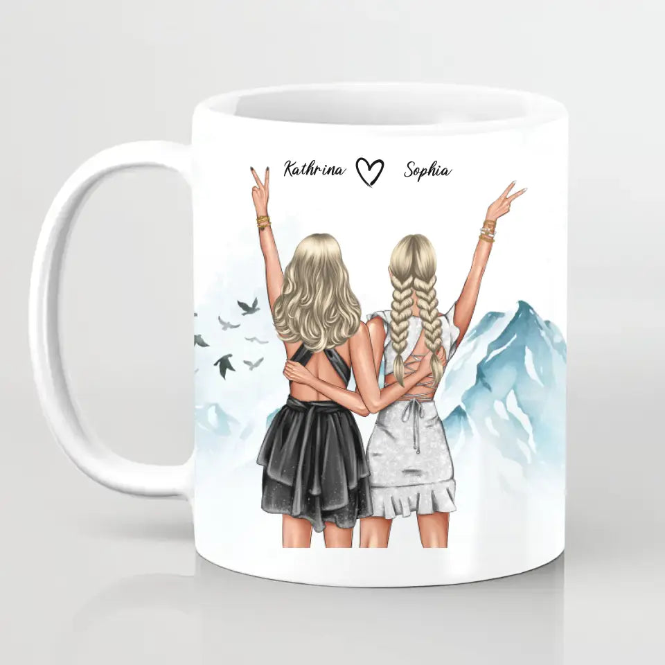 Geschenk Party Prinzessin - Herz Tassen