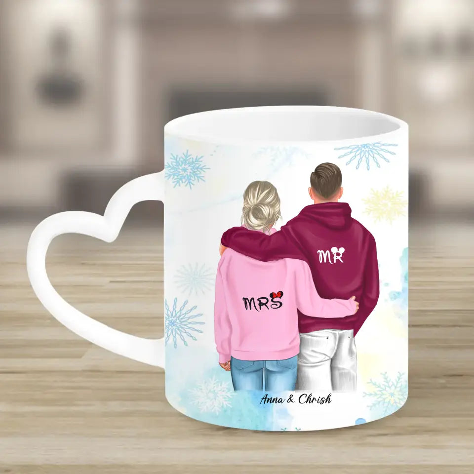 Geschenk Winter Pärchen - Tassen