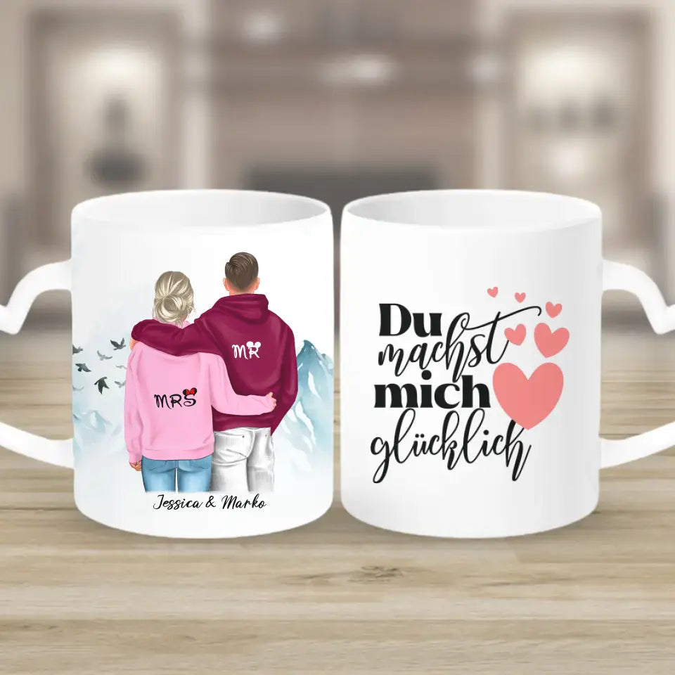 Geschenk ,,Mr & Mrs" - Tassen