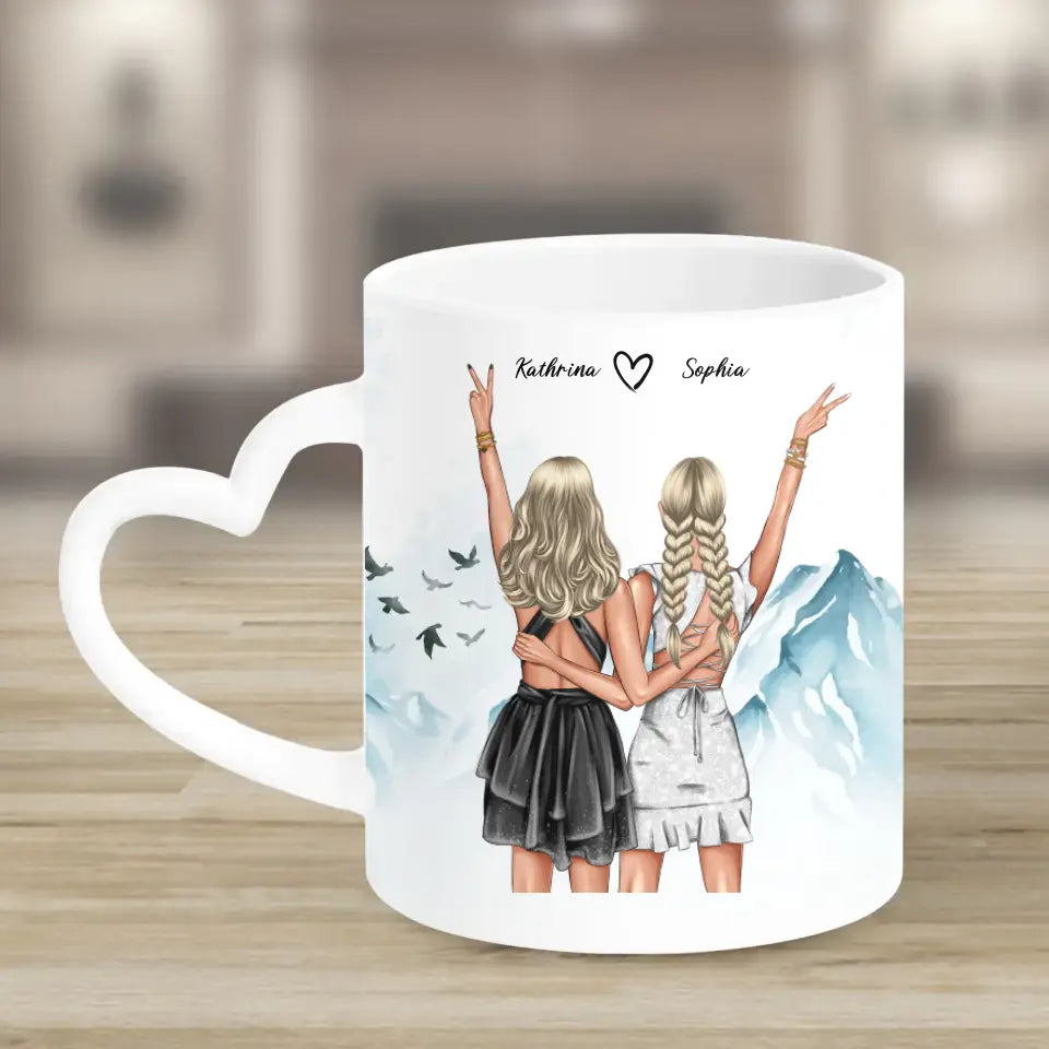 Geschenk Party Prinzessin - Herz Tassen