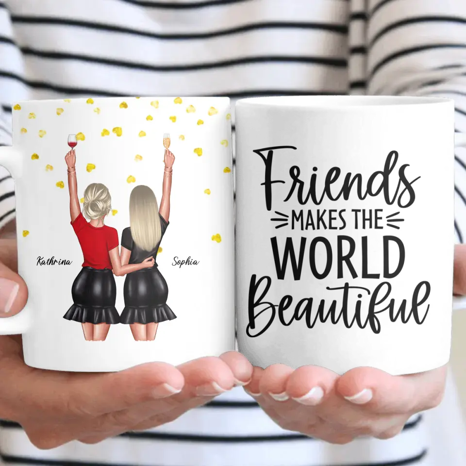 Geschenk für die beste Freundin - V3 - Tassen