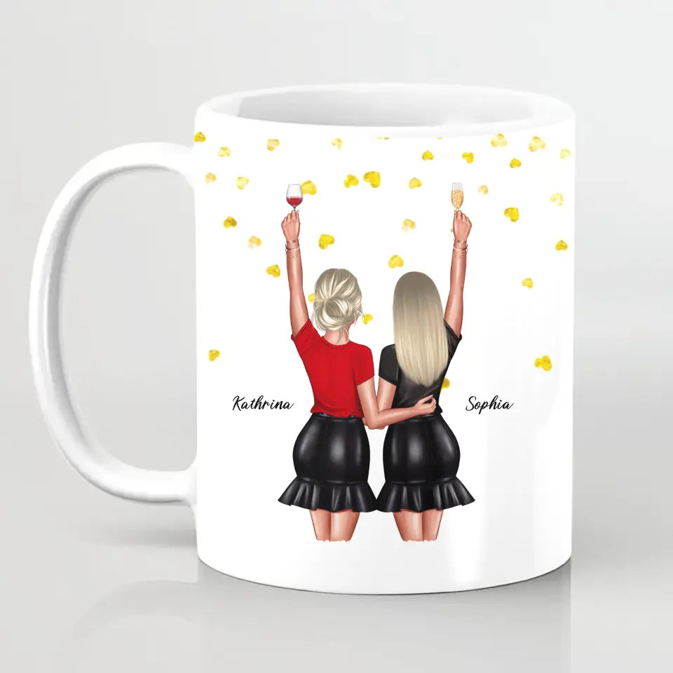 Geschenk für die beste Freundin - V3 - Tassen