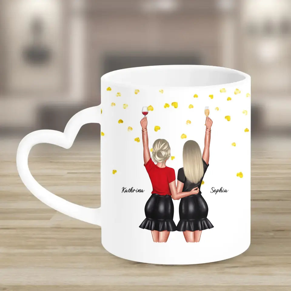 Geschenk für die beste Freundin - V3 - Tassen