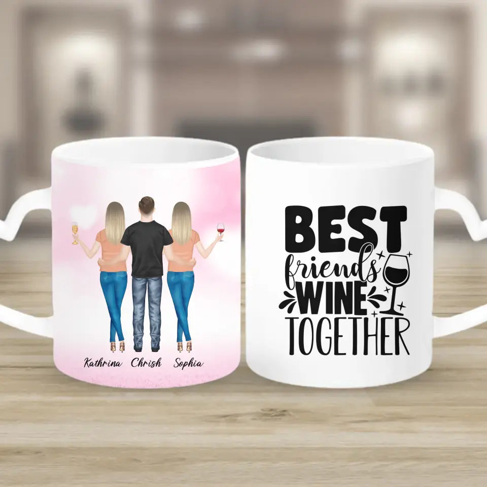 Mehr als Freundinnen - individuelles Geschenk - Tassen