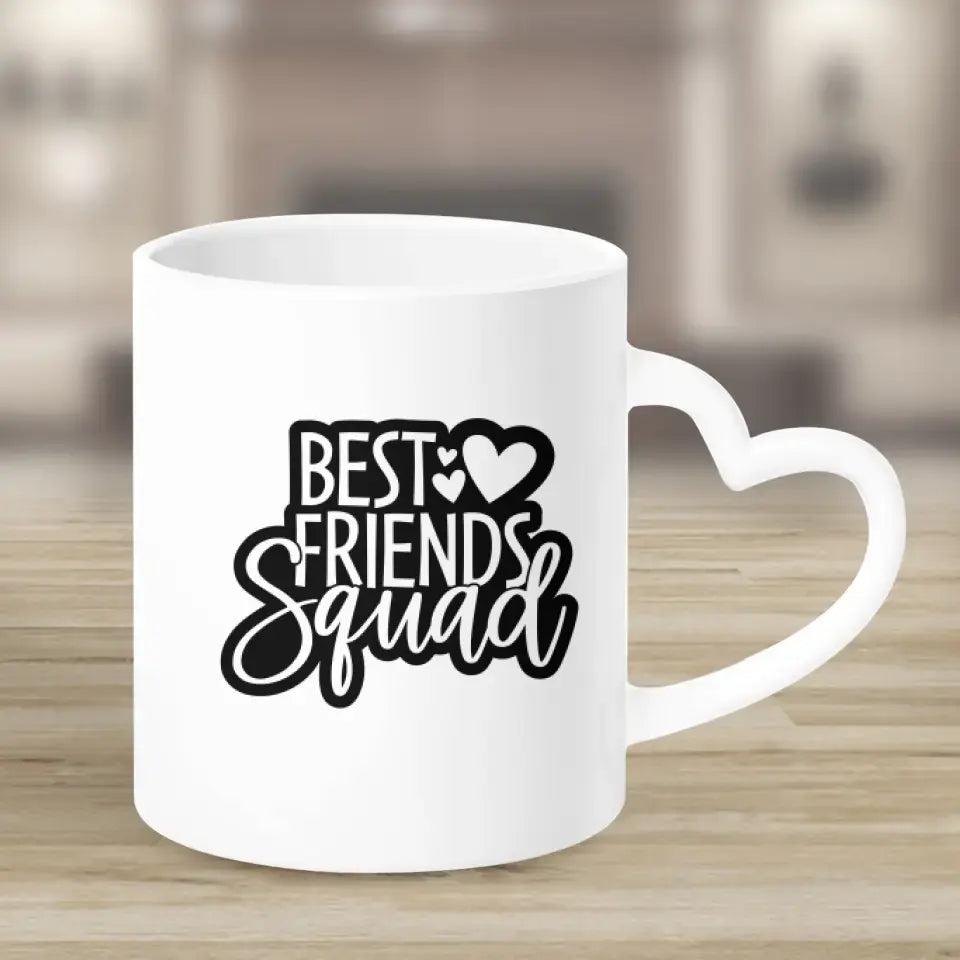 Geschenk ,,3 beste Freundinnen'' - Herz Tassen
