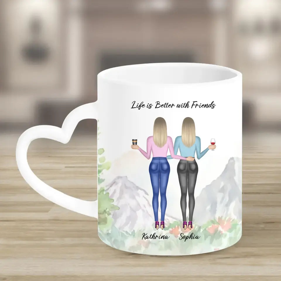 Geschenk für die beste Freundin - Tassen