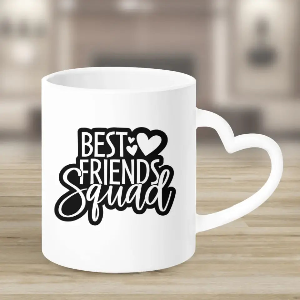 6 Freundinnen personalisiertes Partygeschenk - Tassen