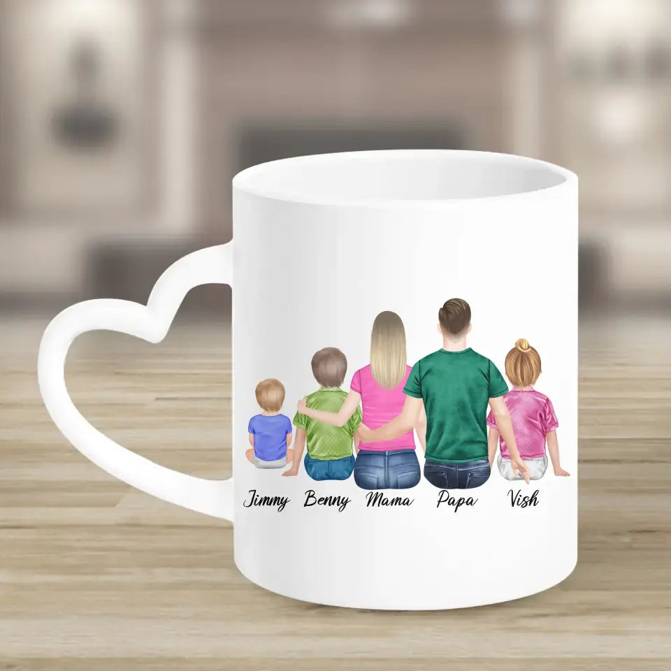 Deine Familie - Personalisiertes Geschenk - Tassen