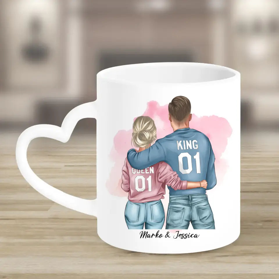 Geschenk ,,King & Queen" - Tassen