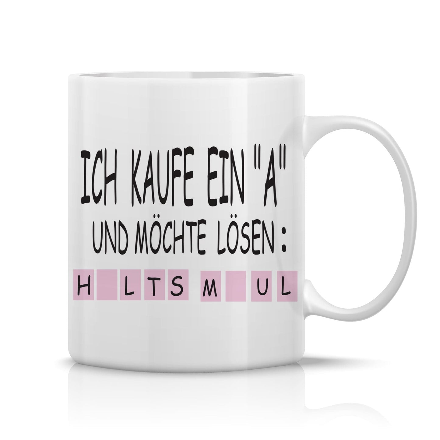 Spruchtasse - Ich kaufe ein A