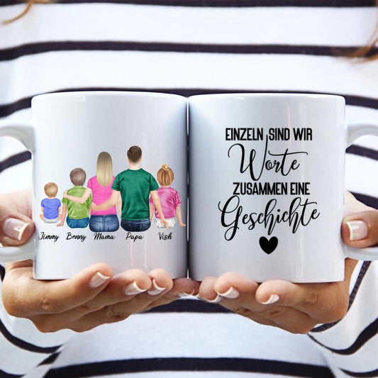 Deine Familie - Personalisiertes Geschenk - Tassen