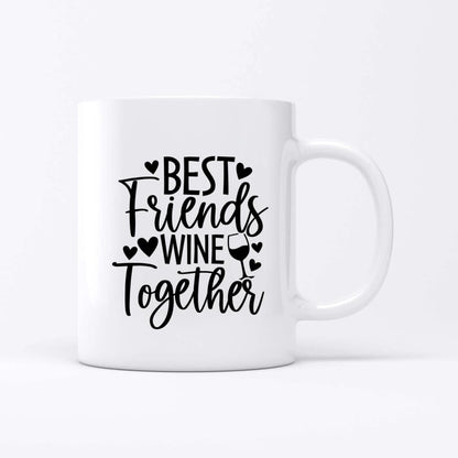 Weihnachtsfeier 2 Freundinnen Personalisiertes Geschenk - Tassen