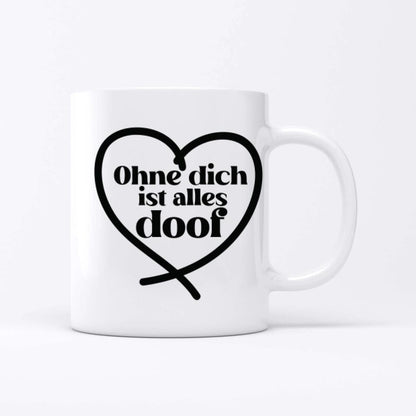 Zwei Freunde im Pyjama Personalisiertes Weihnachtsgeschenk - Tassen