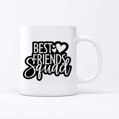 6 Freundinnen personalisiertes Partygeschenk - Tassen