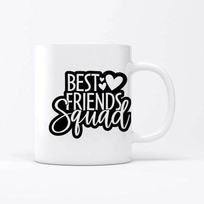 4 Freundinnen Bild Geschenk personalisiert - Tassen
