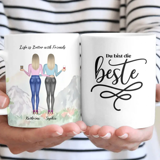 Geschenk für die beste Freundin - Tassen