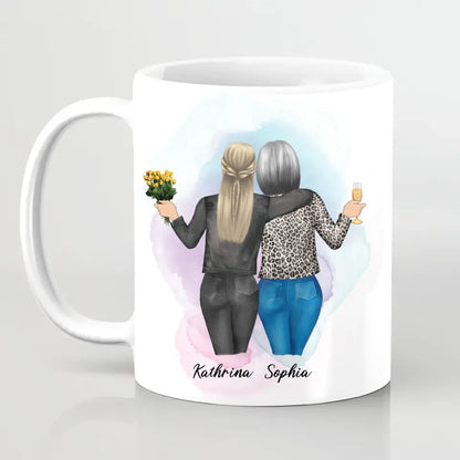 Personalisiertes Geschenk für Mama - Herz Tassen