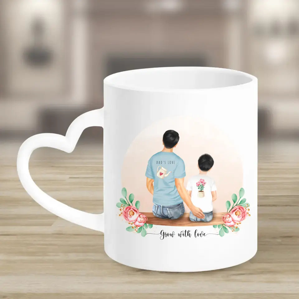 Vater und Sohn - Personalisiertes Geschenk - Tassen