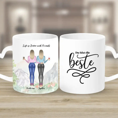 Geschenk für die beste Freundin - Tassen
