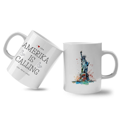Spruchtasse - Amerika Freiheitsstatue