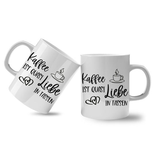Spruchtasse - Kaffee ist Liebe...